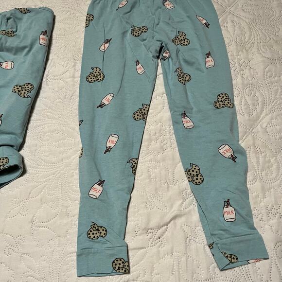 Lovey & Grink Milk and Cookies Modal Two Piece PJ Set Size 4T - Picture 4 of 8